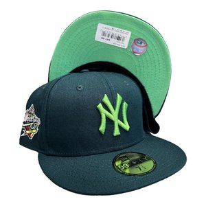 New Era New York Yankees Taqueri 59FIFTY Fitted Hat 99 World Series Patch